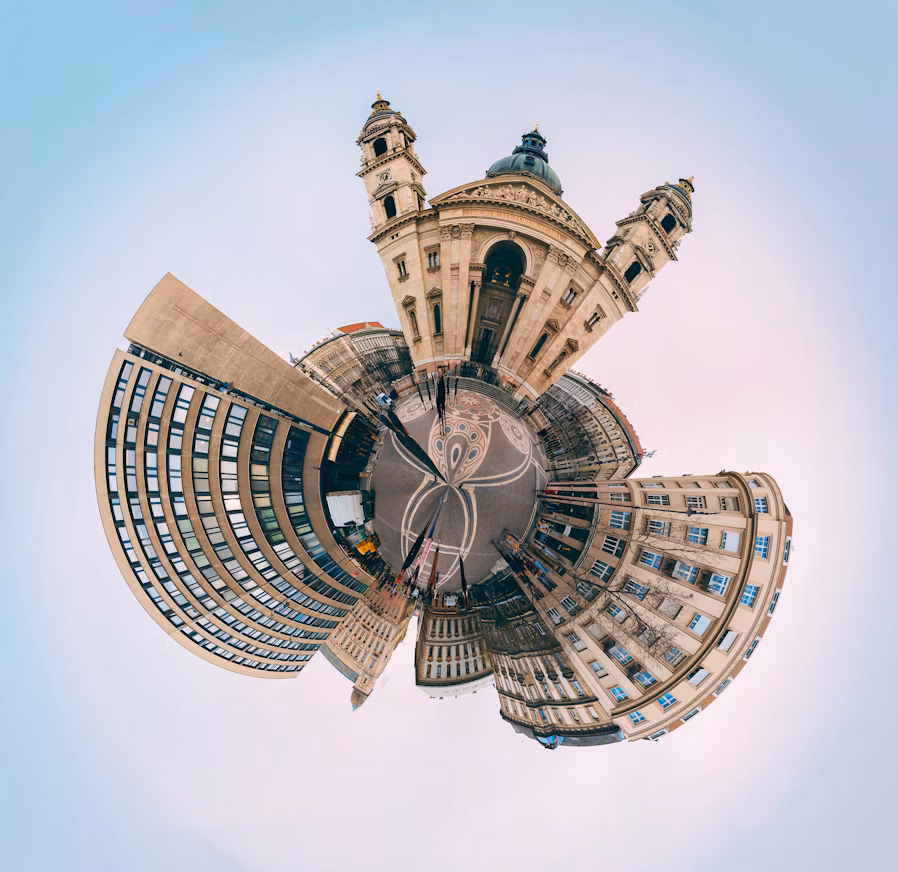 Matterport-style 360 capture setup